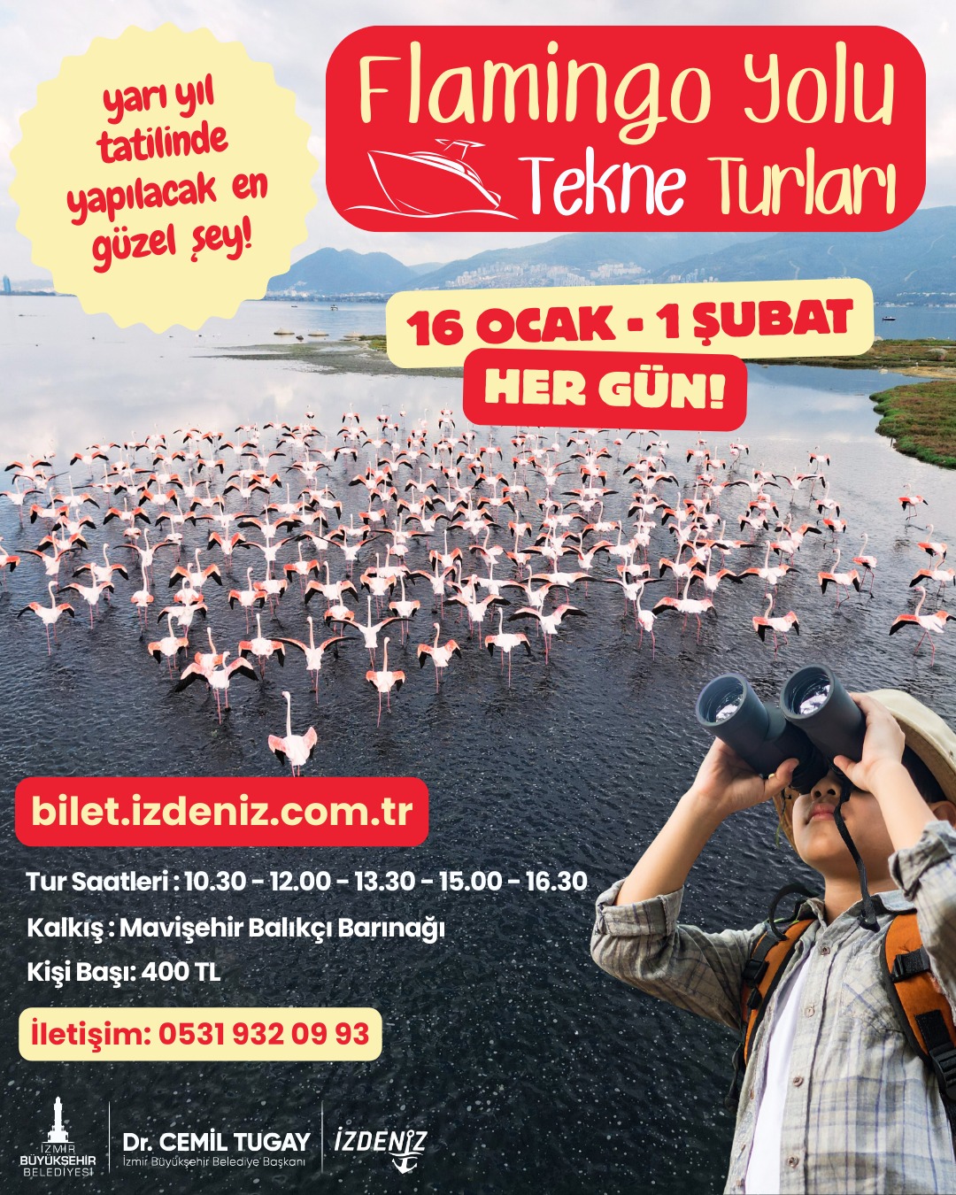Flamingo Yolu Tekne Turu