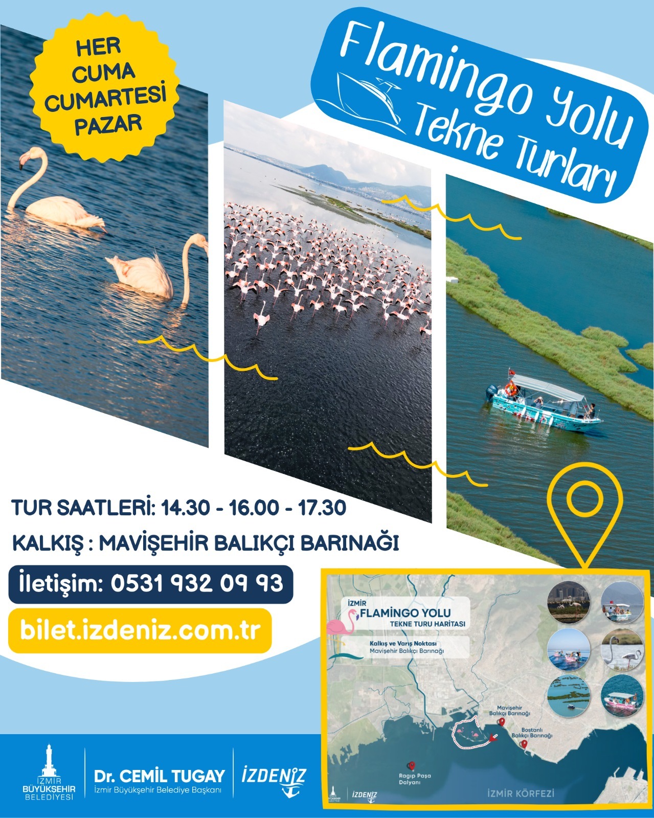 Flamingo Yolu Tekne Turu